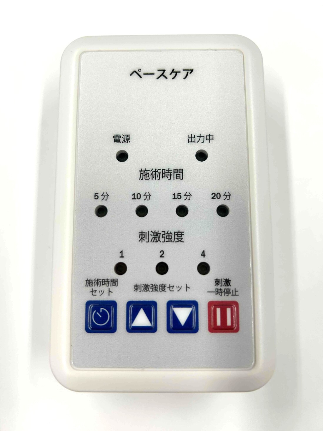 2025年最新式　低周波シミケアマシン　説明書、1年保証付き通電しただけの新品！ レンタル ペースケア 家庭用低周波治療器 |有薗製作所